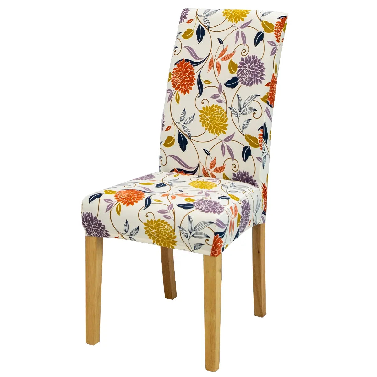 Chair Cover, 4/6 Counts Removable Washable Chair Slipcover, Dustproof Chair Protector for Home Living Room Hotel Dining Room