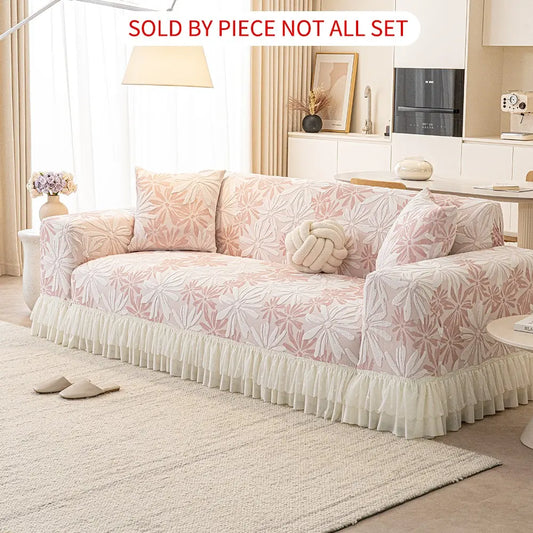 Floral Sofa Slipcover, Anti-Slip Full Coverage Lazy Elastic Furniture Protector, Washable Sofa Protector, High Elasticity Reusable Sofa Cover, All Seasons Use, Dustproof Sofa Slipcover, Washable Sofa Covers, Couch Covers For Sofa