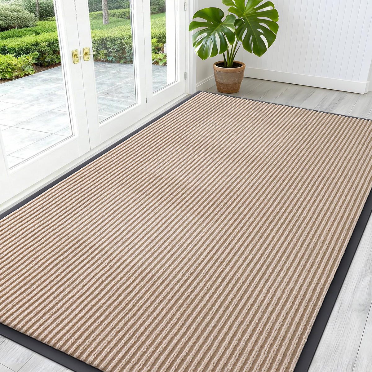 OLANLY Front Door Mat 29.5x17, Waterproof Heavy-Duty Indoor Outdoor Doormat