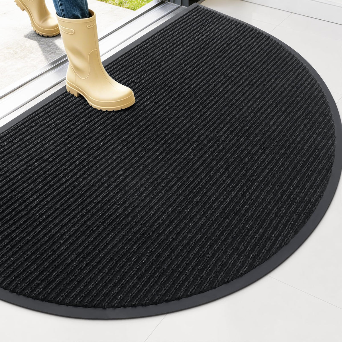 OLANLY Front Door Mat 29.5x17, Waterproof Heavy-Duty Indoor Outdoor Doormat