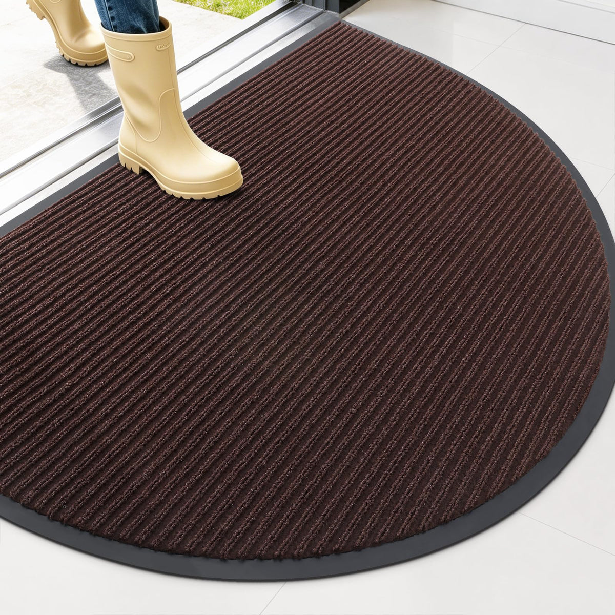 OLANLY Front Door Mat 29.5x17, Waterproof Heavy-Duty Indoor Outdoor Doormat