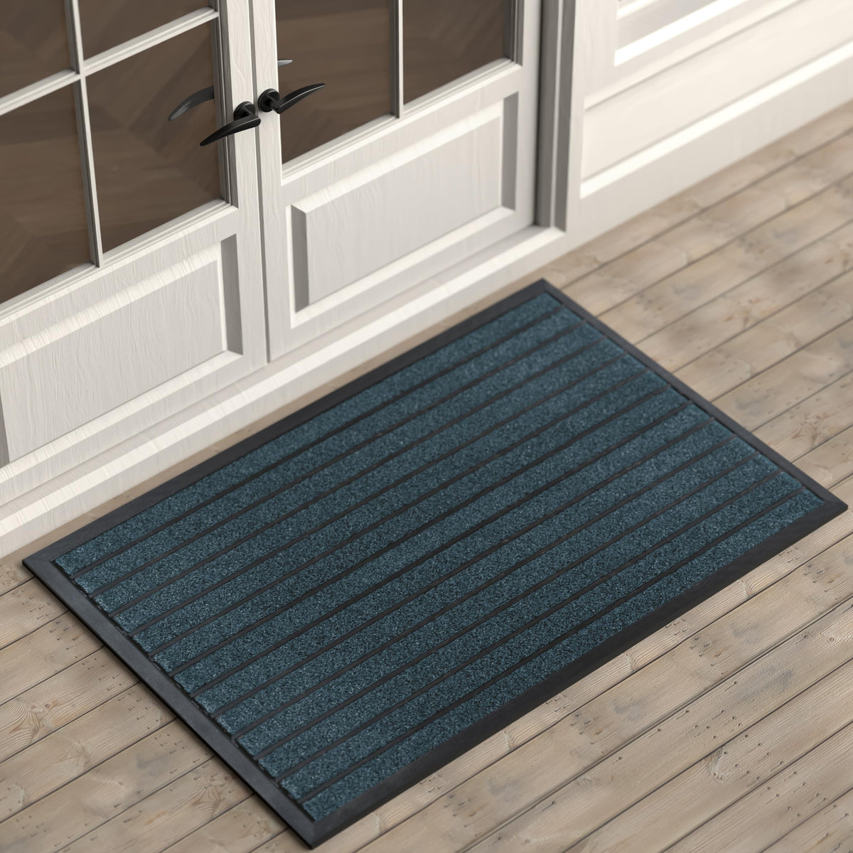 ubdyo Extra Durable Door Mat Outside Entrance (30" x 17", Bright Brown)