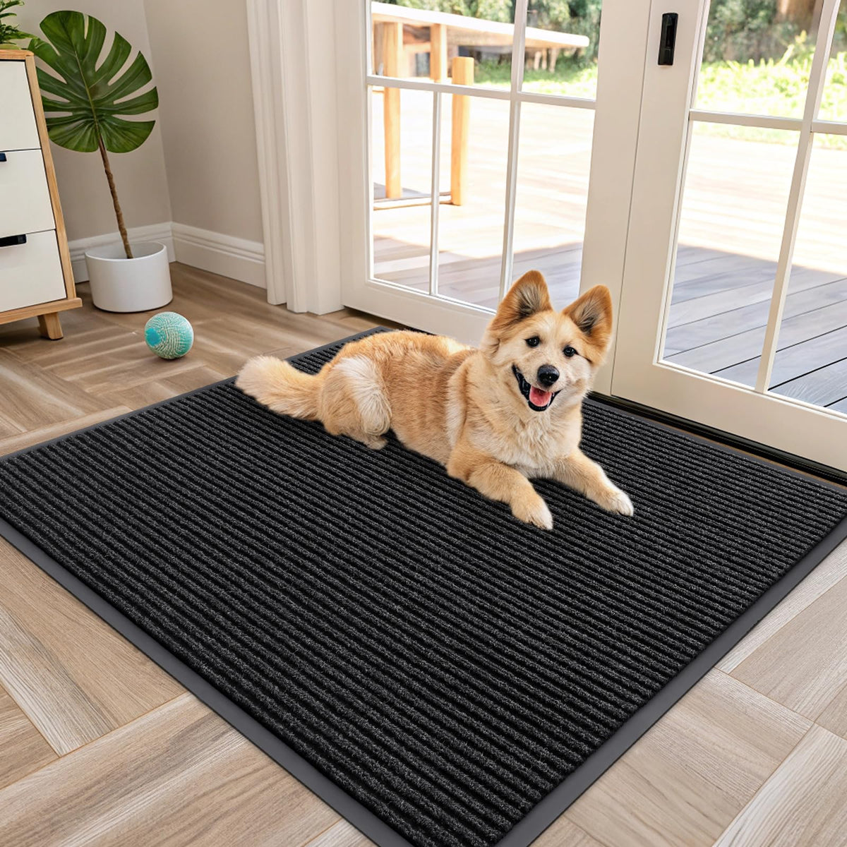 OLANLY Front Door Mat 29.5x17, Waterproof Heavy-Duty Indoor Outdoor Doormat