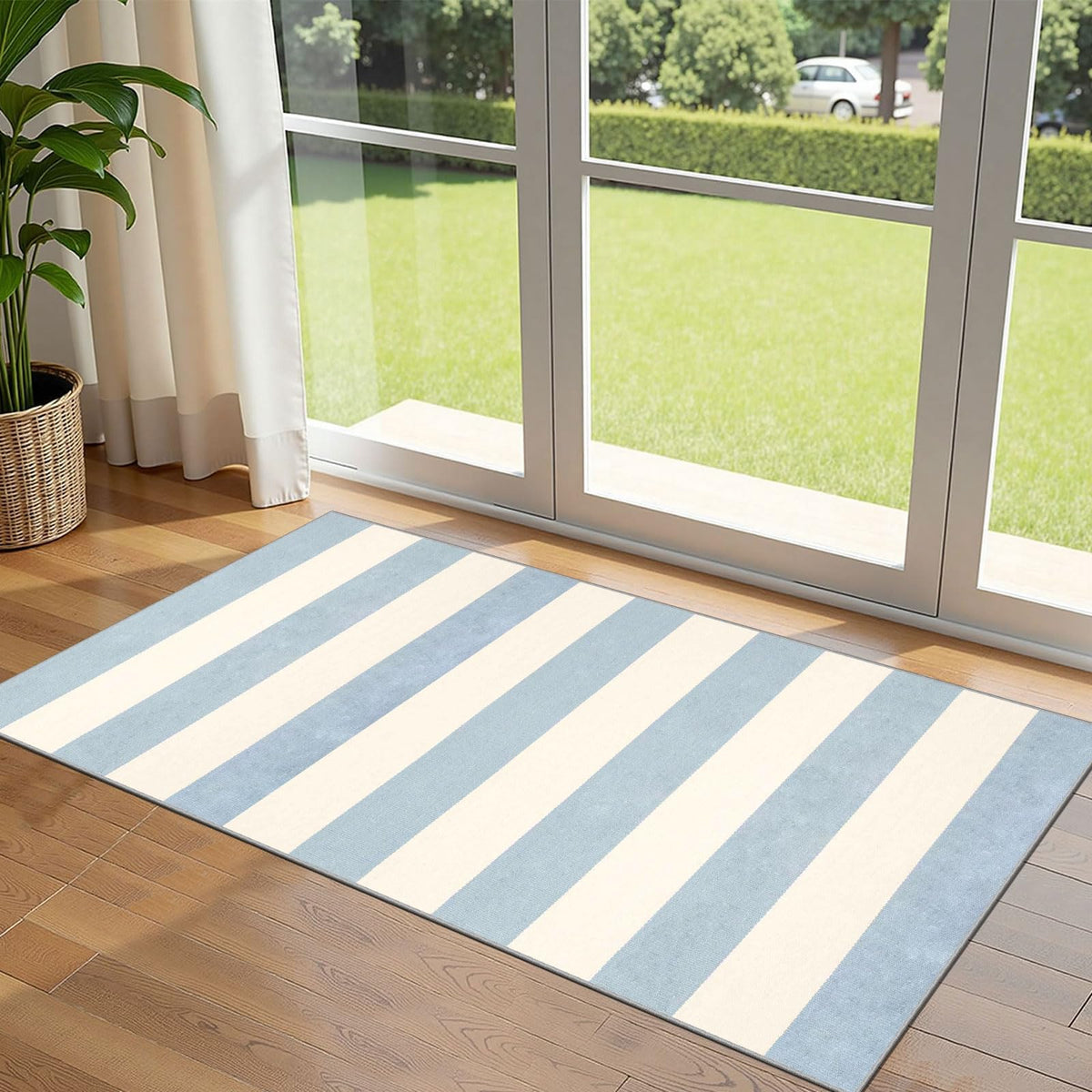 Floral Outdoor Rugs, 28"x43" Front Door Mat Indoor Outside Entrance