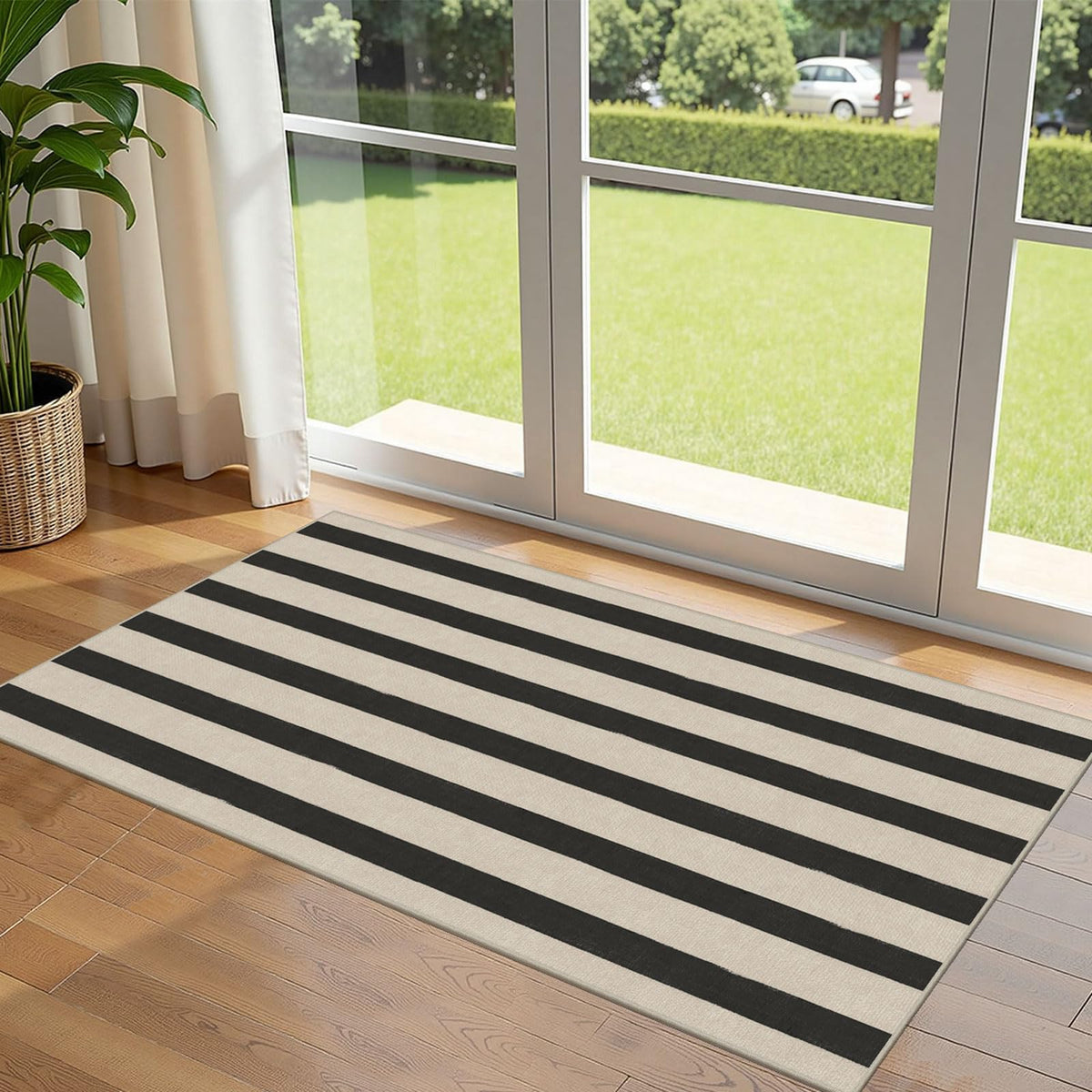 Floral Outdoor Rugs, 28"x43" Front Door Mat Indoor Outside Entrance