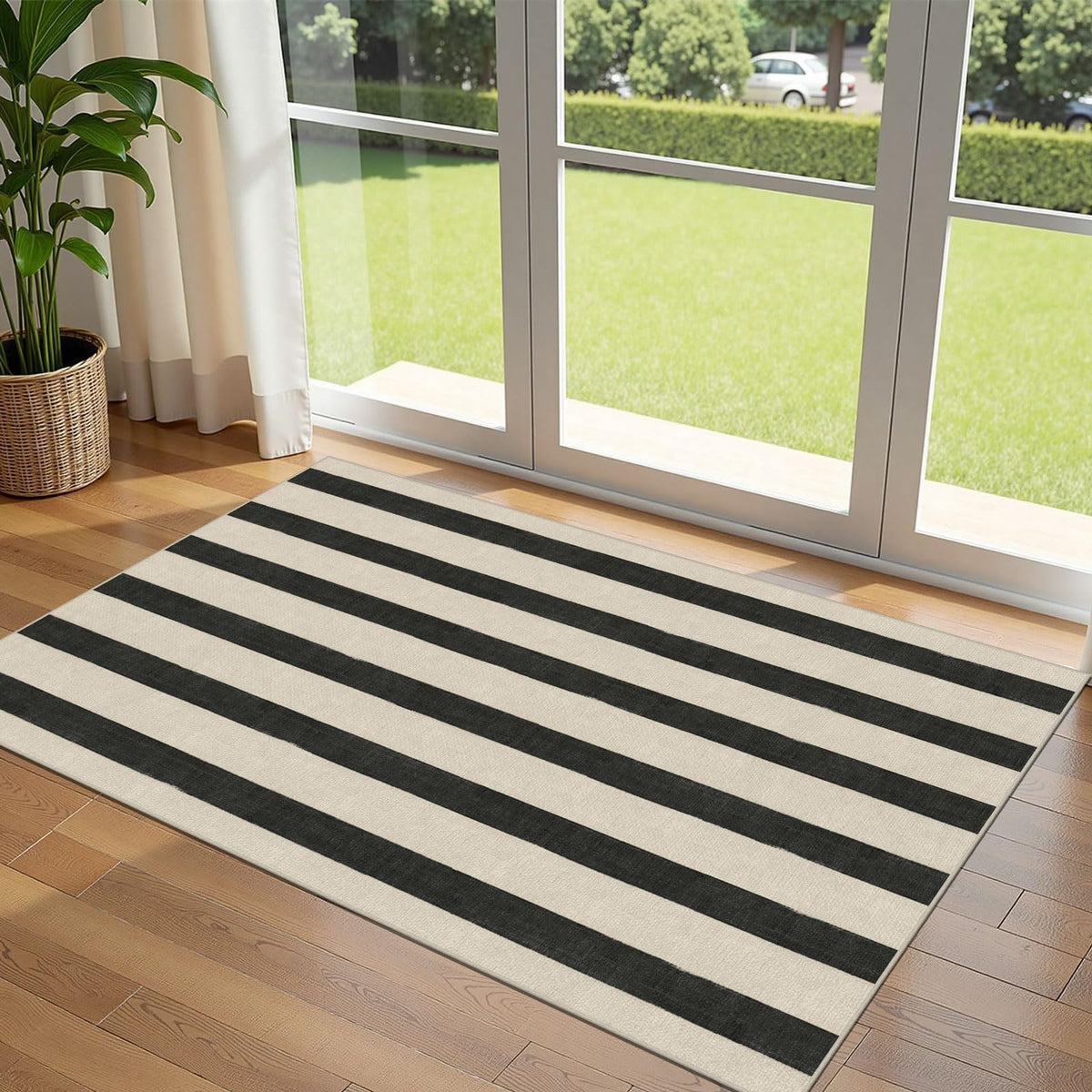 Floral Outdoor Rugs, 28"x43" Front Door Mat Indoor Outside Entrance