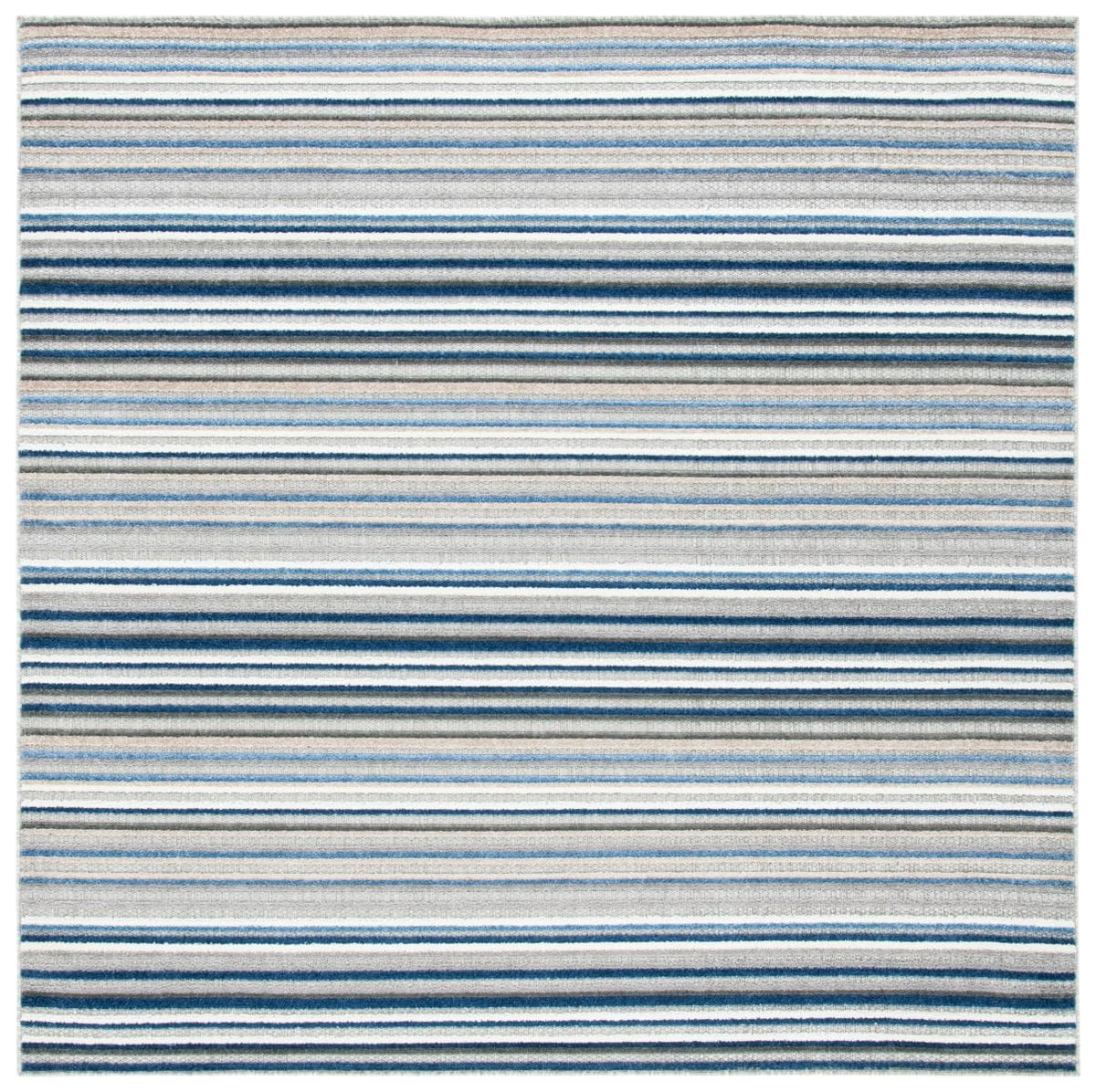 SAFAVIEH Washable Rug Outdoor Cabana Collection - 8' x 10', Ivory & Green, Non-Shedding & Easy to Clean, Ideal for Patio, Backyard, Mudroom (CBN323A)
