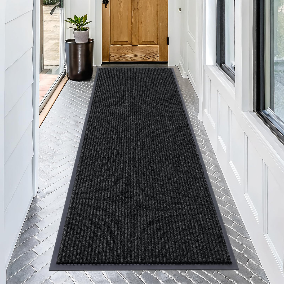 OLANLY Front Door Mat 29.5x17, Waterproof Heavy-Duty Indoor Outdoor Doormat