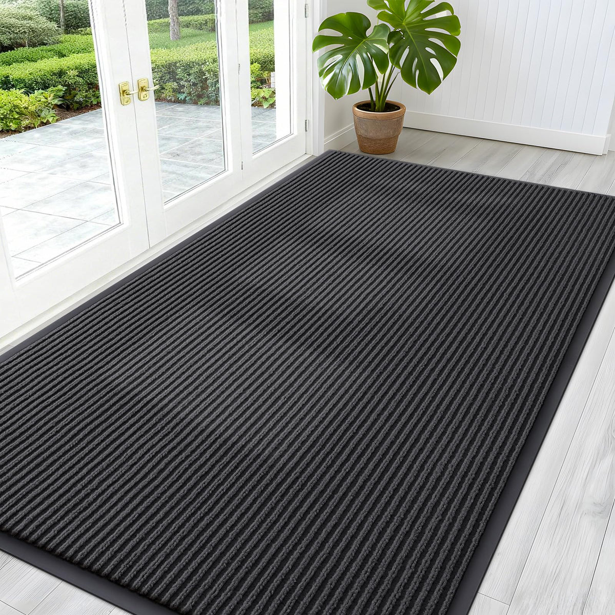 OLANLY Front Door Mat 29.5x17, Waterproof Heavy-Duty Indoor Outdoor Doormat