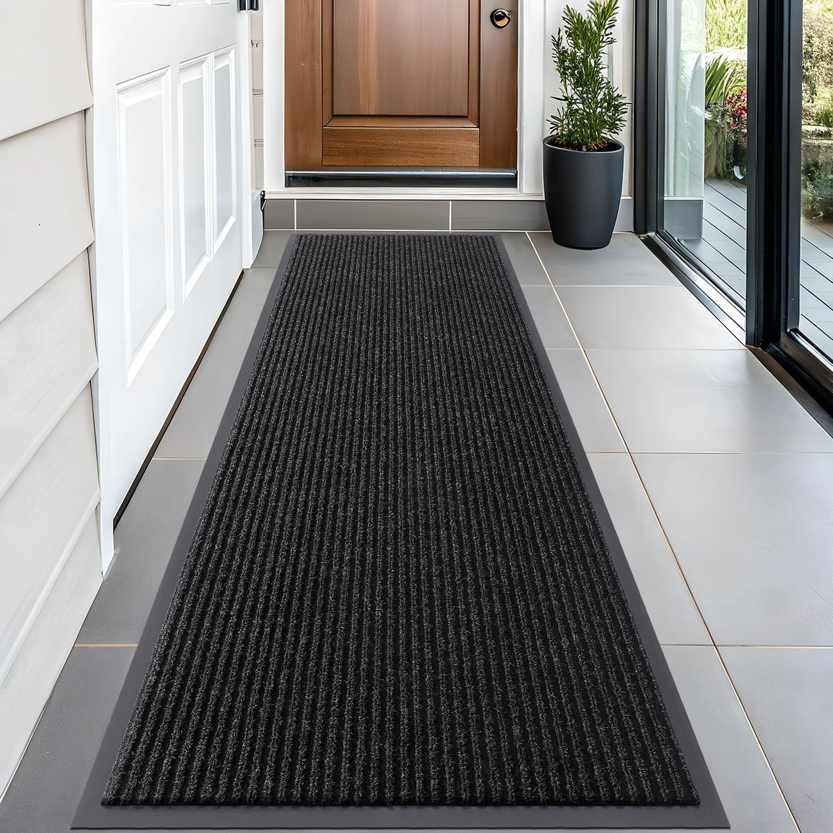 OLANLY Front Door Mat 29.5x17, Waterproof Heavy-Duty Indoor Outdoor Doormat