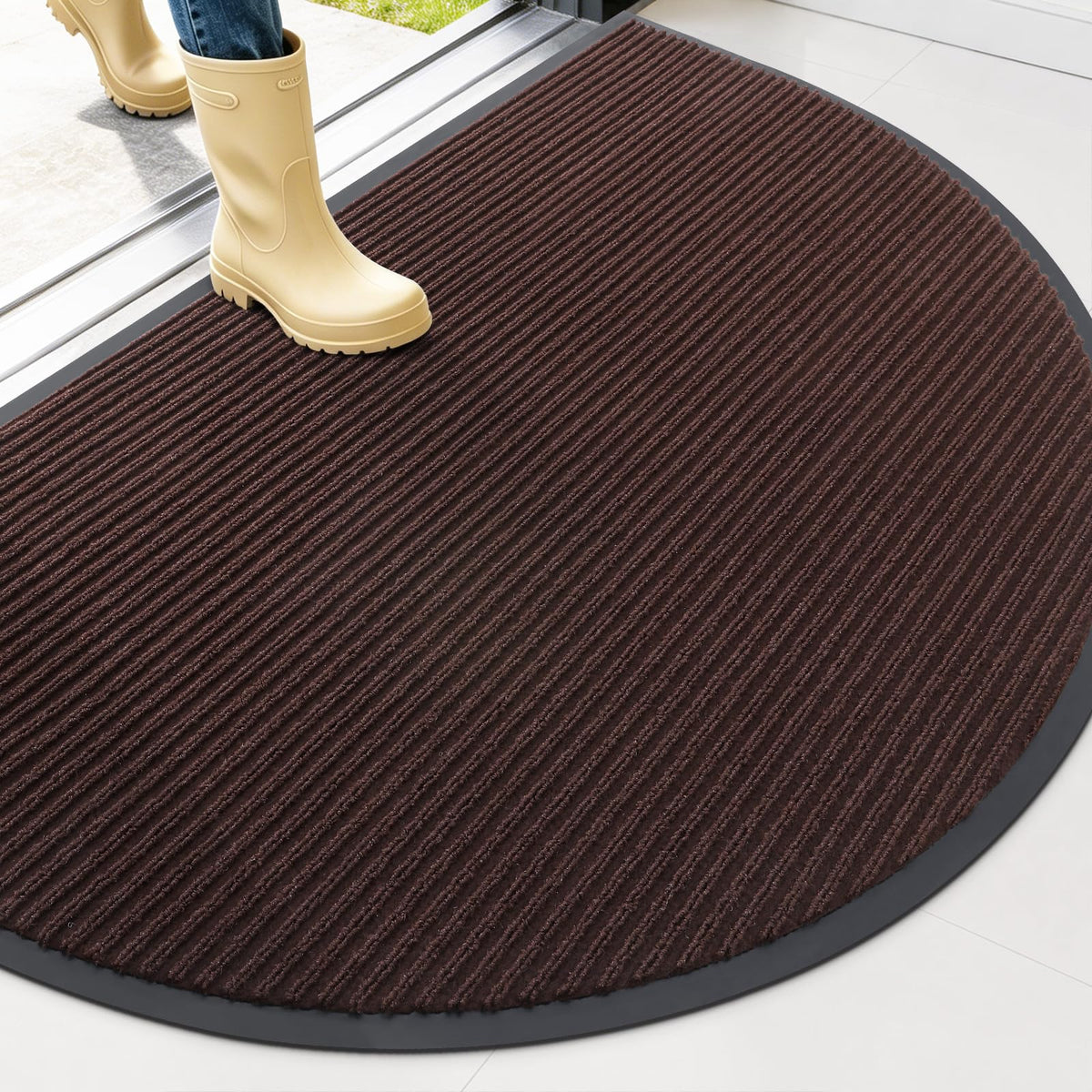 OLANLY Front Door Mat 29.5x17, Waterproof Heavy-Duty Indoor Outdoor Doormat