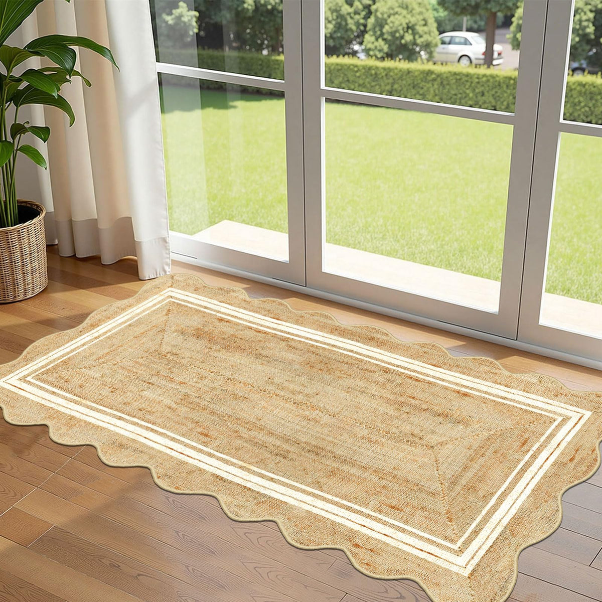Floral Outdoor Rugs, 28"x43" Front Door Mat Indoor Outside Entrance