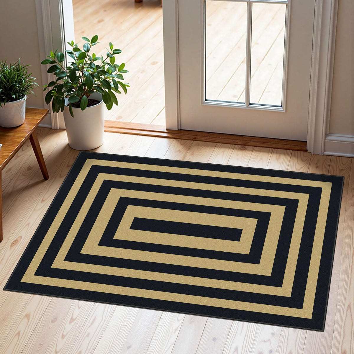 Floral Outdoor Rugs, 28"x43" Front Door Mat Indoor Outside Entrance