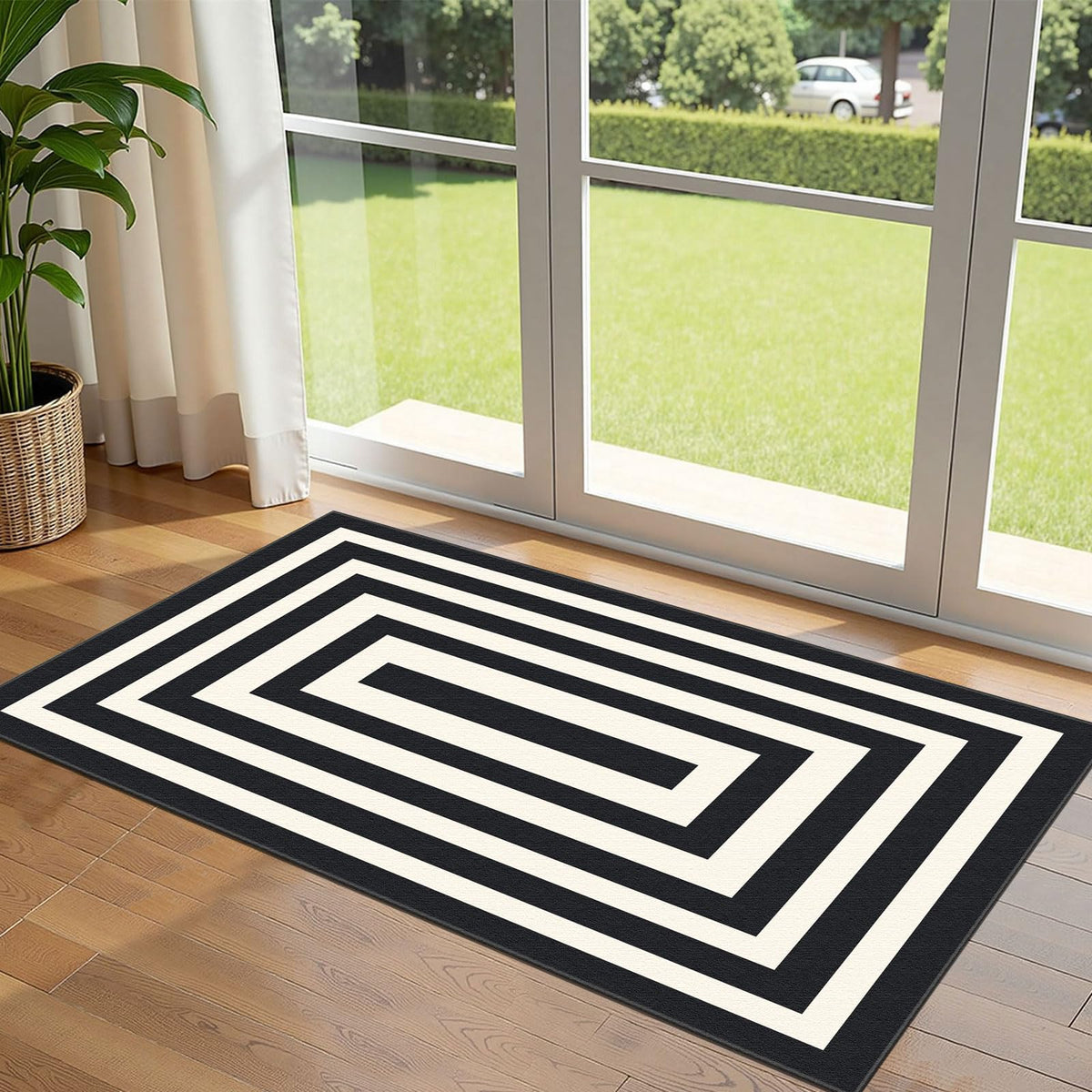 Floral Outdoor Rugs, 28"x43" Front Door Mat Indoor Outside Entrance