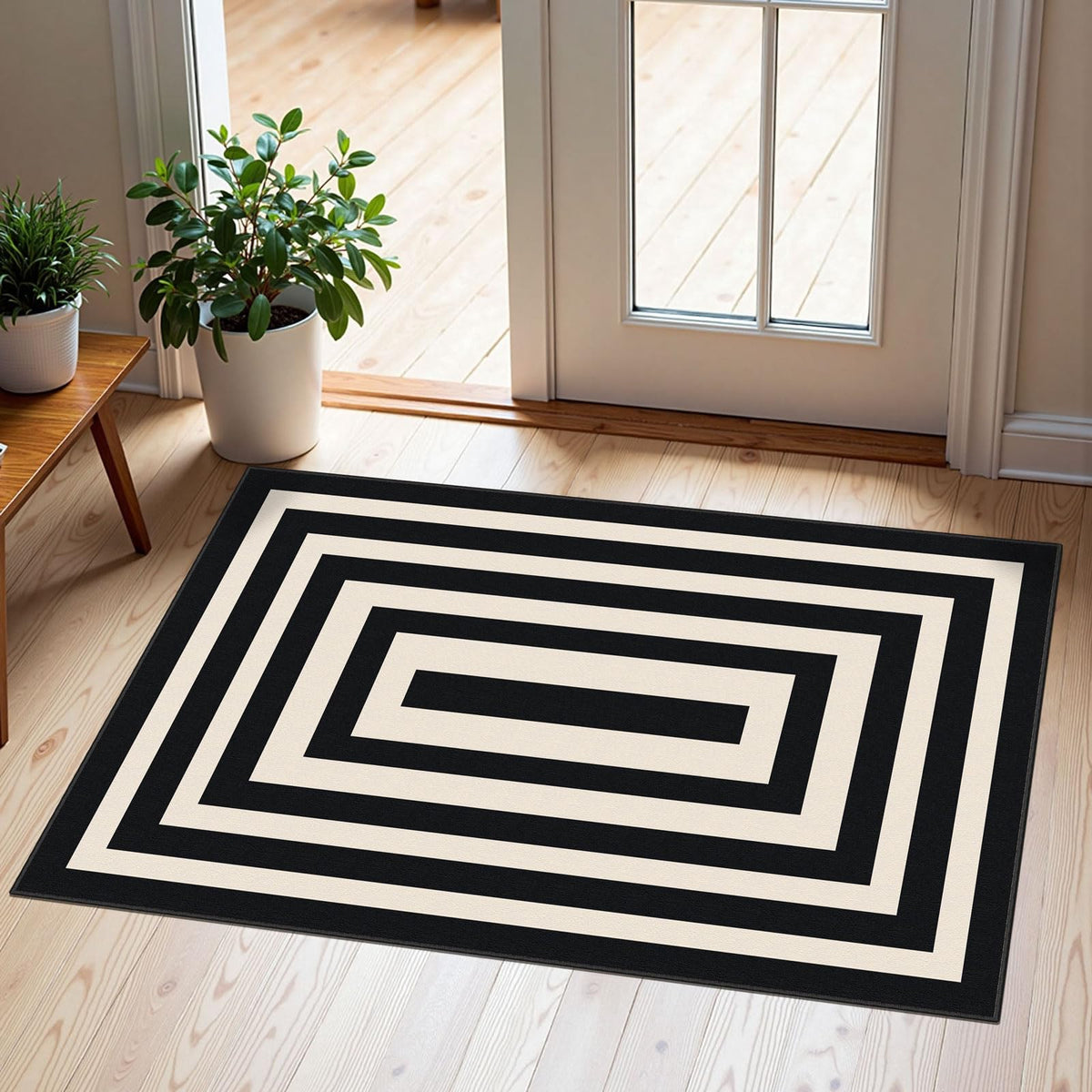Floral Outdoor Rugs, 28"x43" Front Door Mat Indoor Outside Entrance