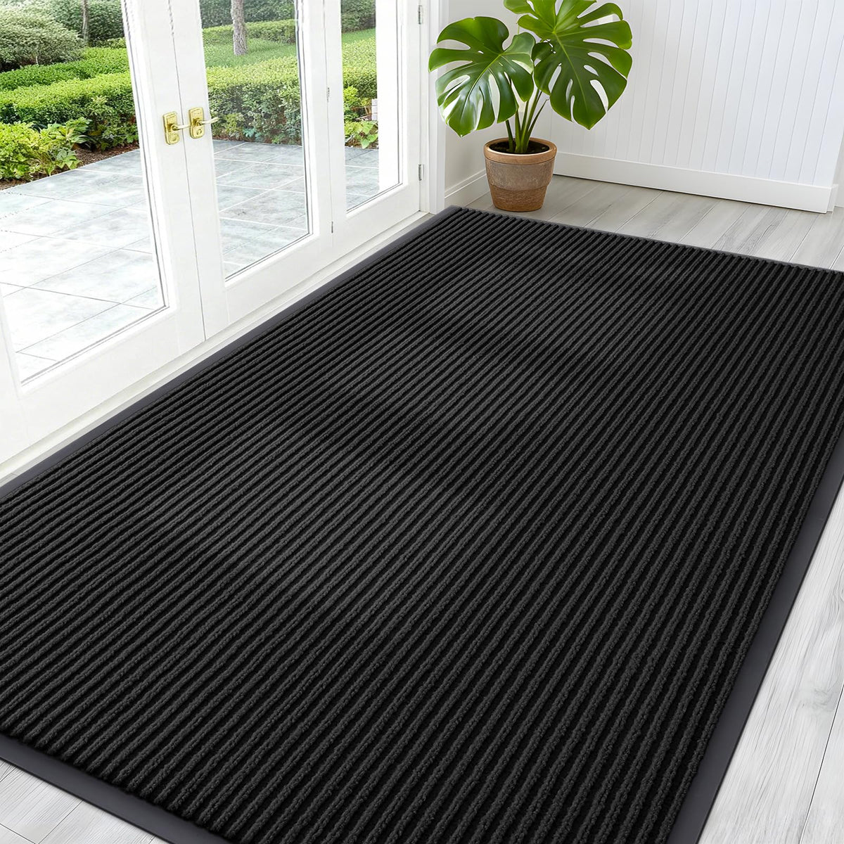 OLANLY Front Door Mat 29.5x17, Waterproof Heavy-Duty Indoor Outdoor Doormat