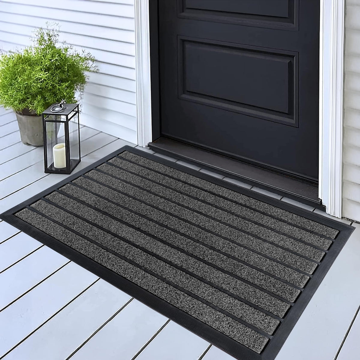 ubdyo Extra Durable Door Mat Outside Entrance (30" x 17", Bright Brown)