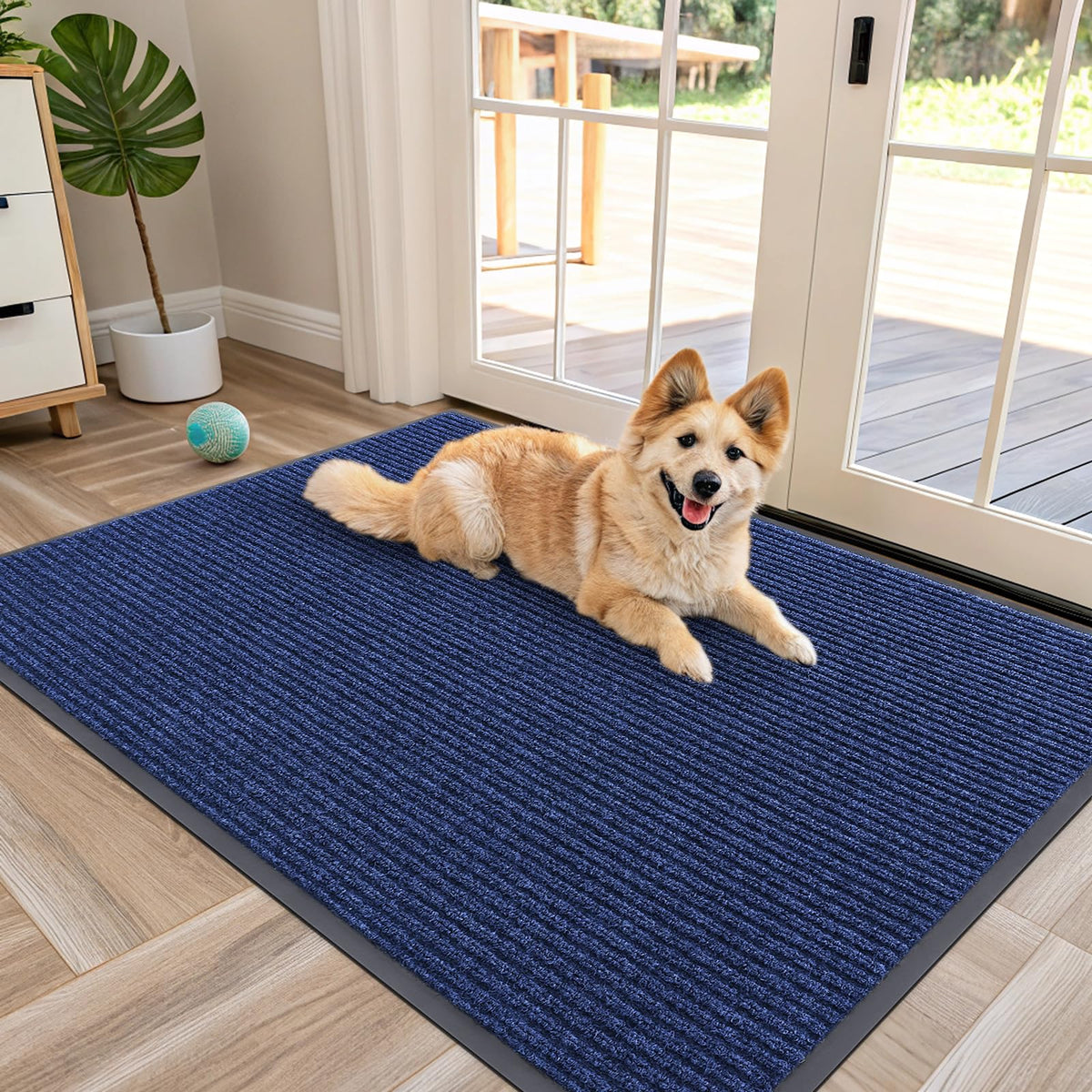 OLANLY Front Door Mat 29.5x17, Waterproof Heavy-Duty Indoor Outdoor Doormat
