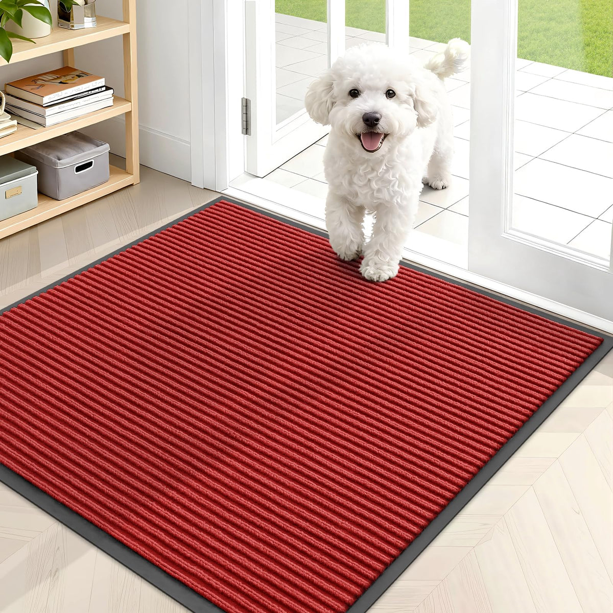 OLANLY Front Door Mat 29.5x17, Waterproof Heavy-Duty Indoor Outdoor Doormat
