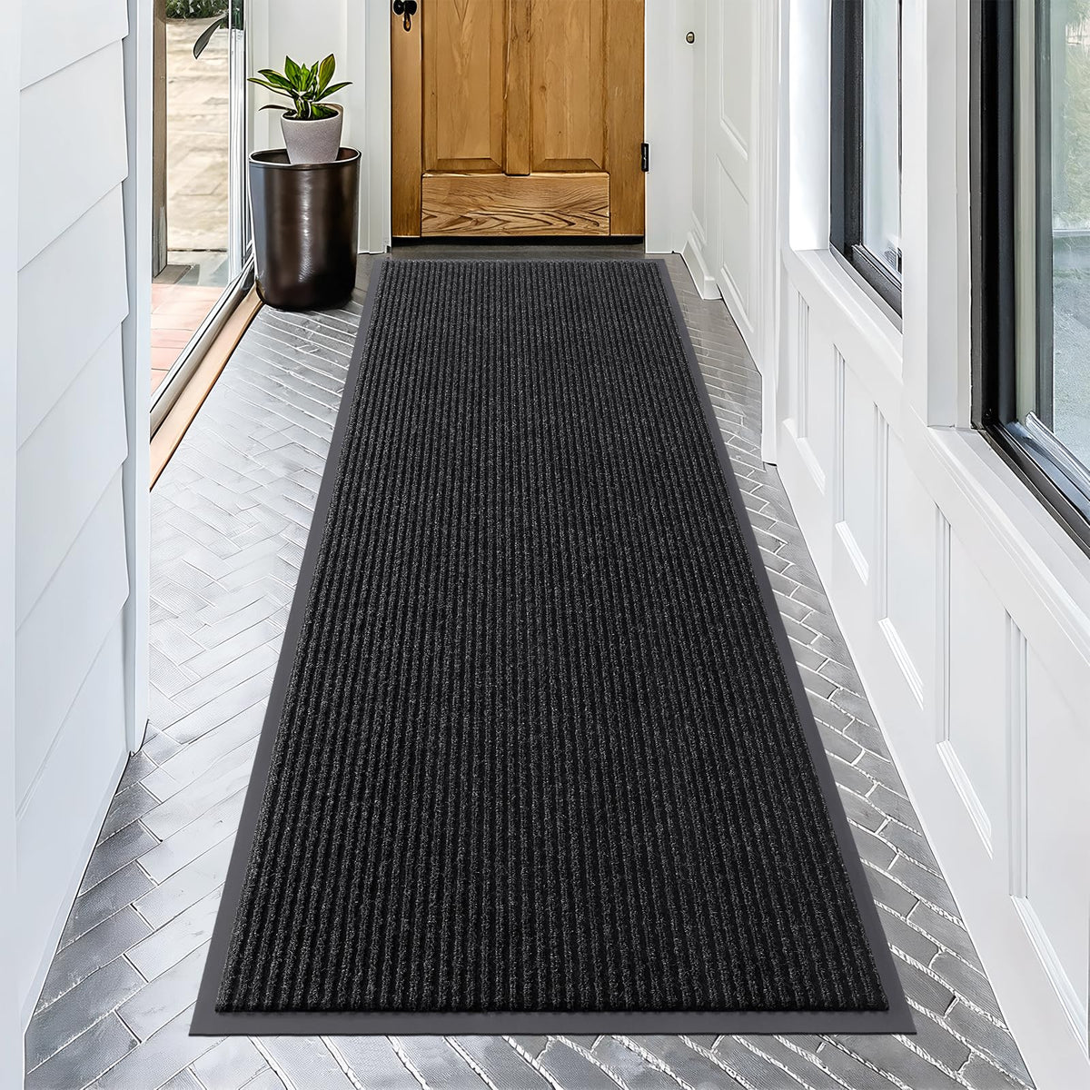 OLANLY Front Door Mat 29.5x17, Waterproof Heavy-Duty Indoor Outdoor Doormat