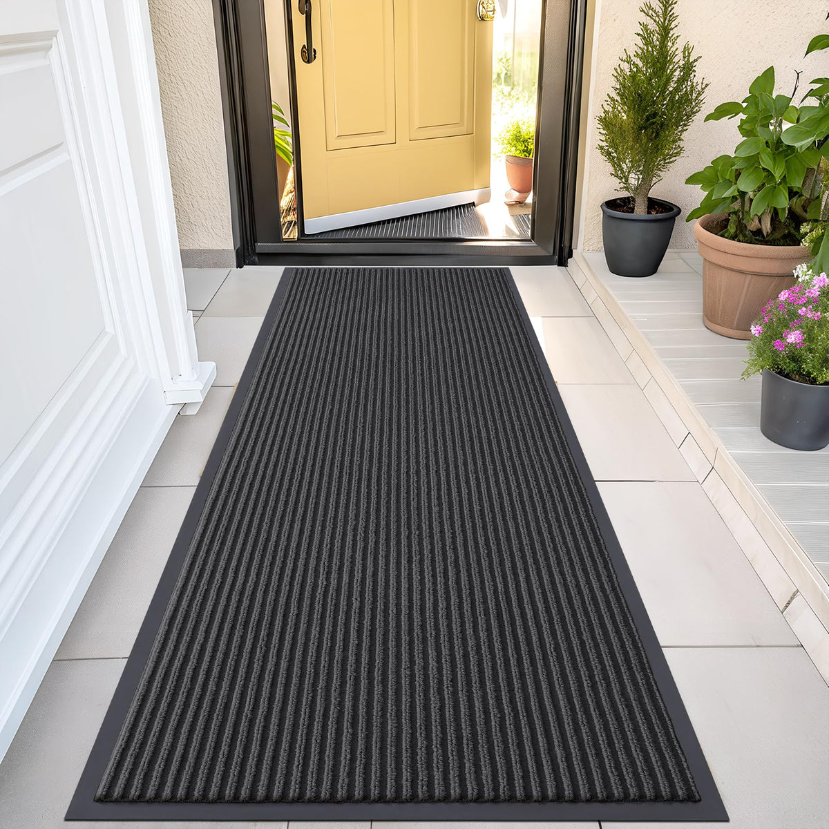 OLANLY Front Door Mat 29.5x17, Waterproof Heavy-Duty Indoor Outdoor Doormat