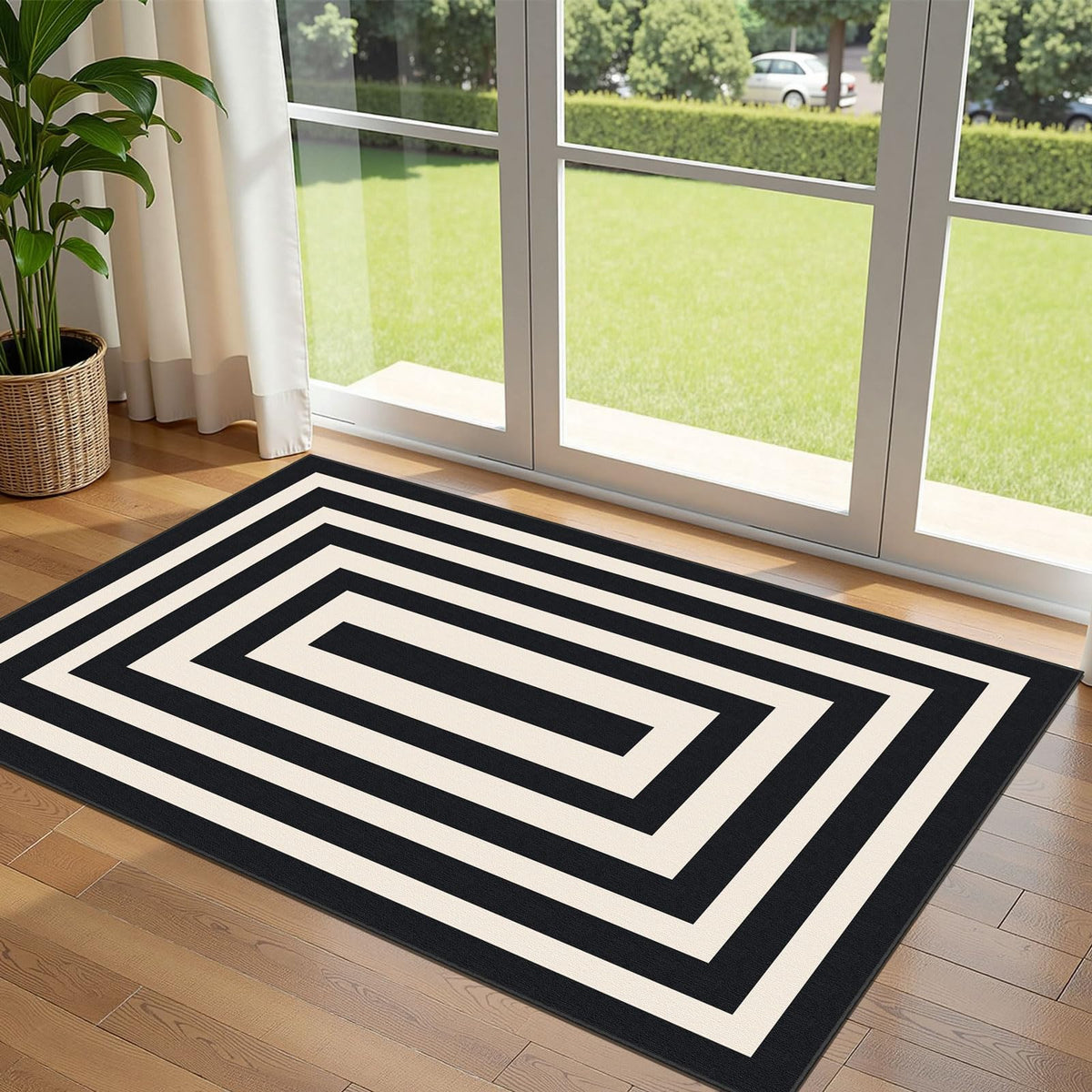 Floral Outdoor Rugs, 28"x43" Front Door Mat Indoor Outside Entrance