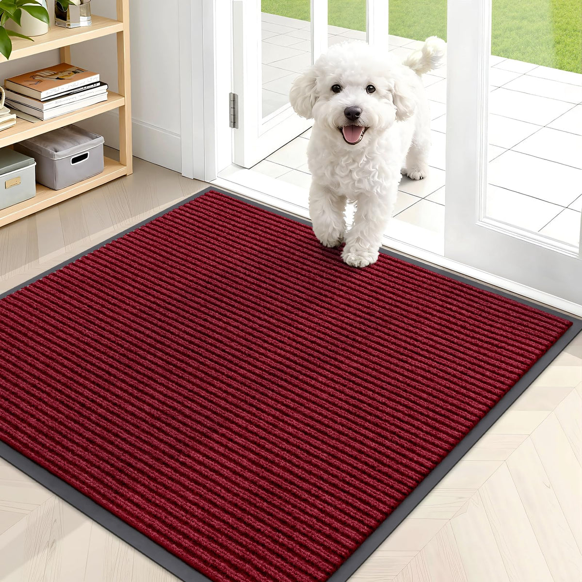 OLANLY Front Door Mat 29.5x17, Waterproof Heavy-Duty Indoor Outdoor Doormat
