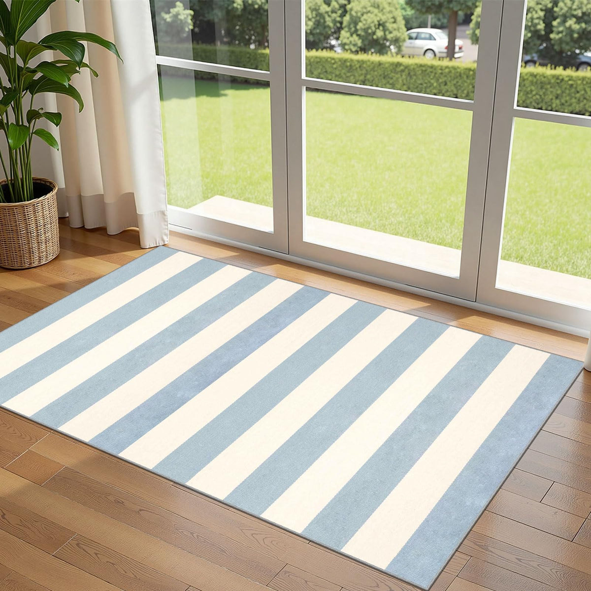 Floral Outdoor Rugs, 28"x43" Front Door Mat Indoor Outside Entrance