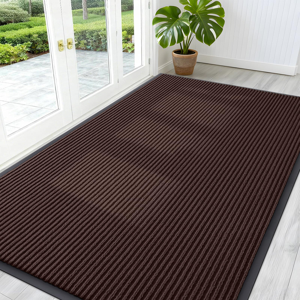 OLANLY Front Door Mat 29.5x17, Waterproof Heavy-Duty Indoor Outdoor Doormat