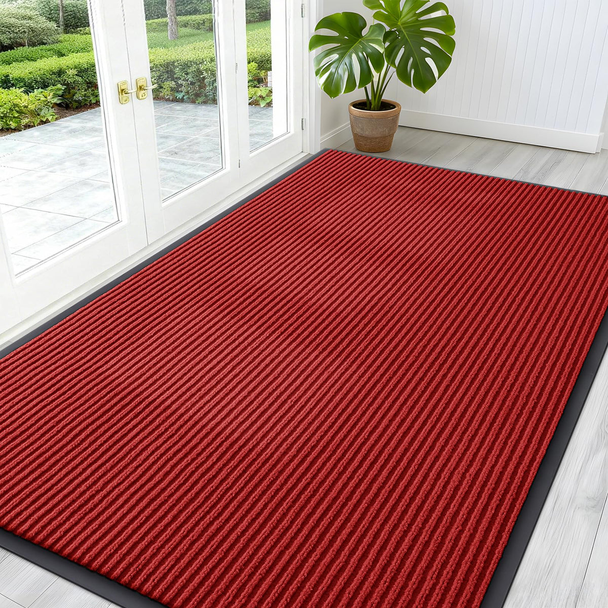 OLANLY Front Door Mat 29.5x17, Waterproof Heavy-Duty Indoor Outdoor Doormat