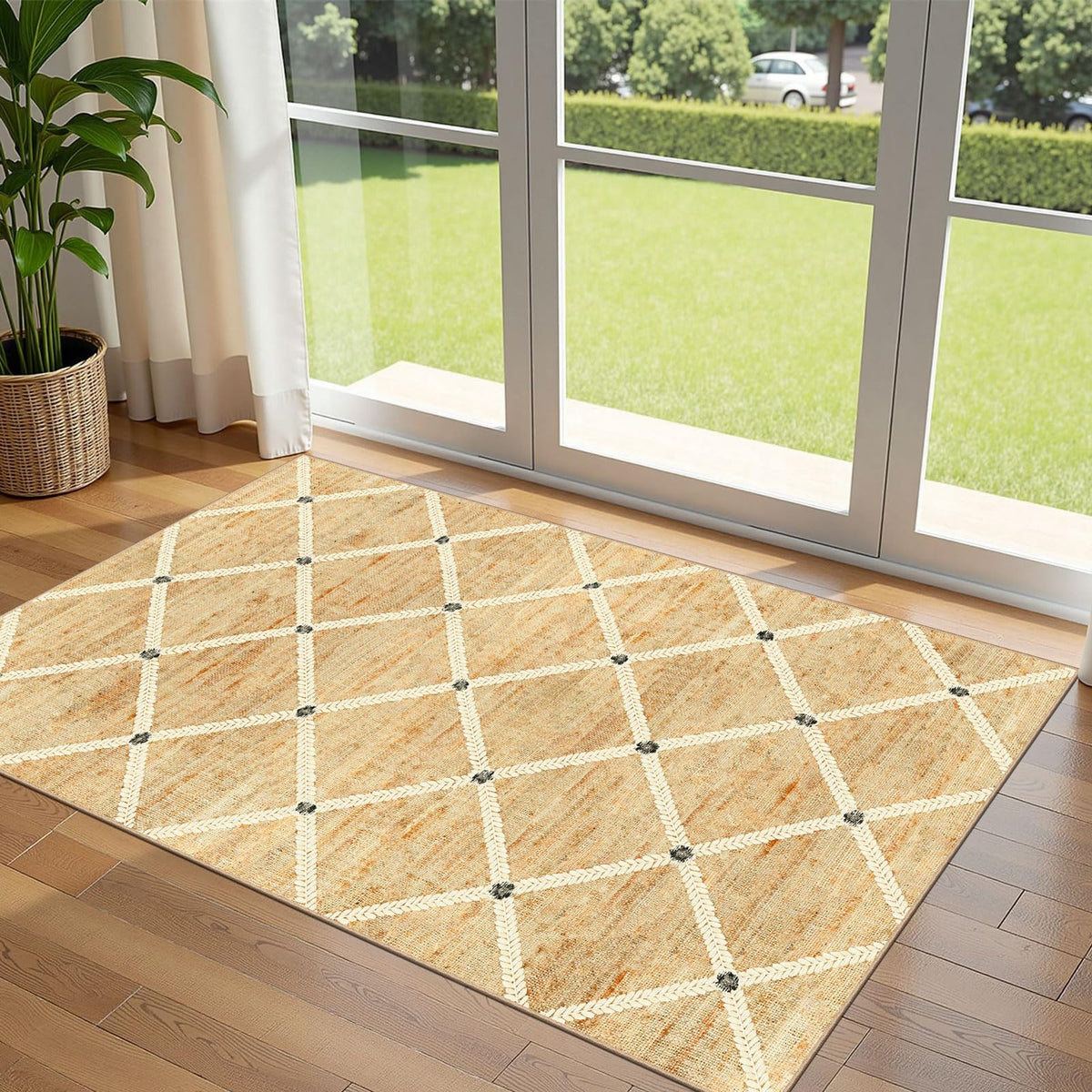 Floral Outdoor Rugs, 28"x43" Front Door Mat Indoor Outside Entrance
