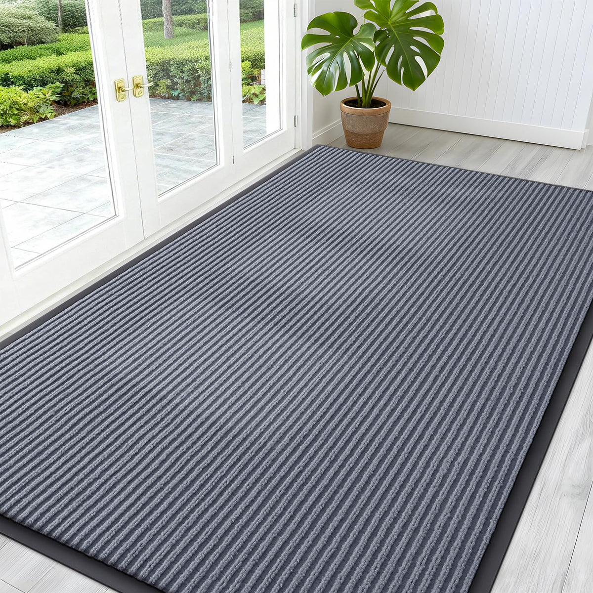 OLANLY Front Door Mat 29.5x17, Waterproof Heavy-Duty Indoor Outdoor Doormat
