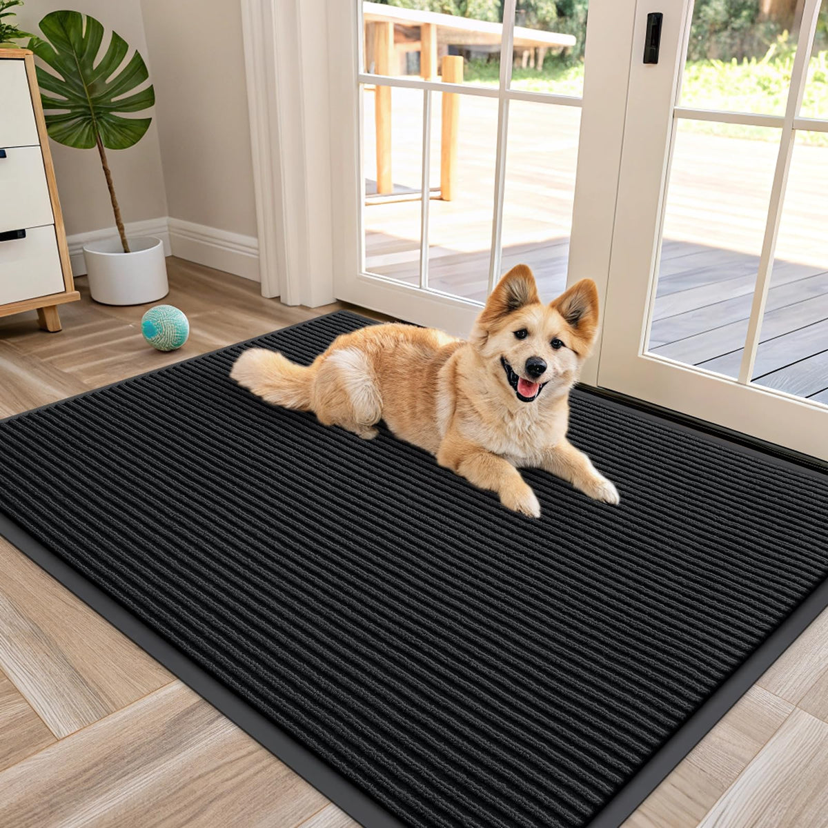 OLANLY Front Door Mat 29.5x17, Waterproof Heavy-Duty Indoor Outdoor Doormat