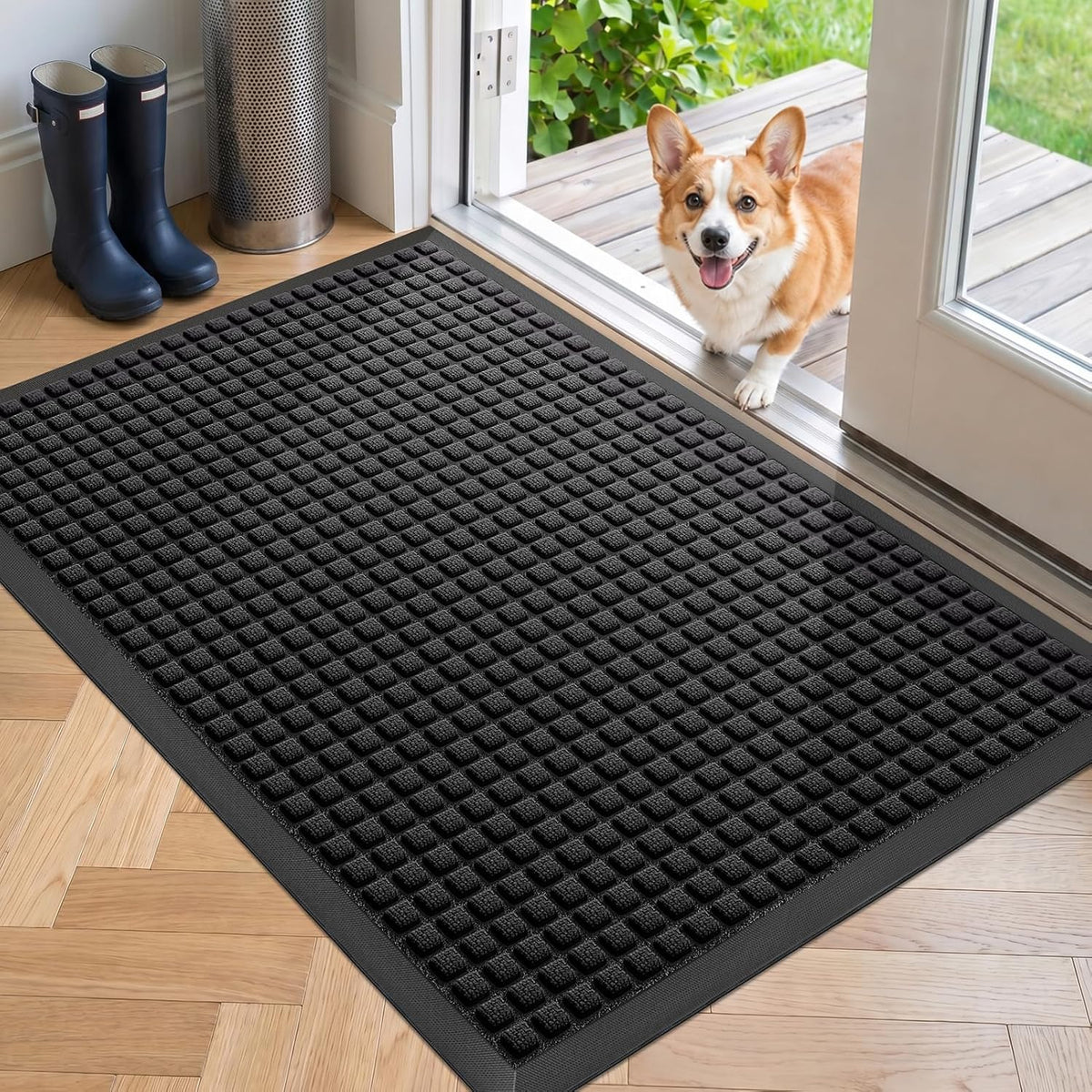 Front Door Mat Outside Entrance, Heavy Duty Doormat, 29.5"x17"