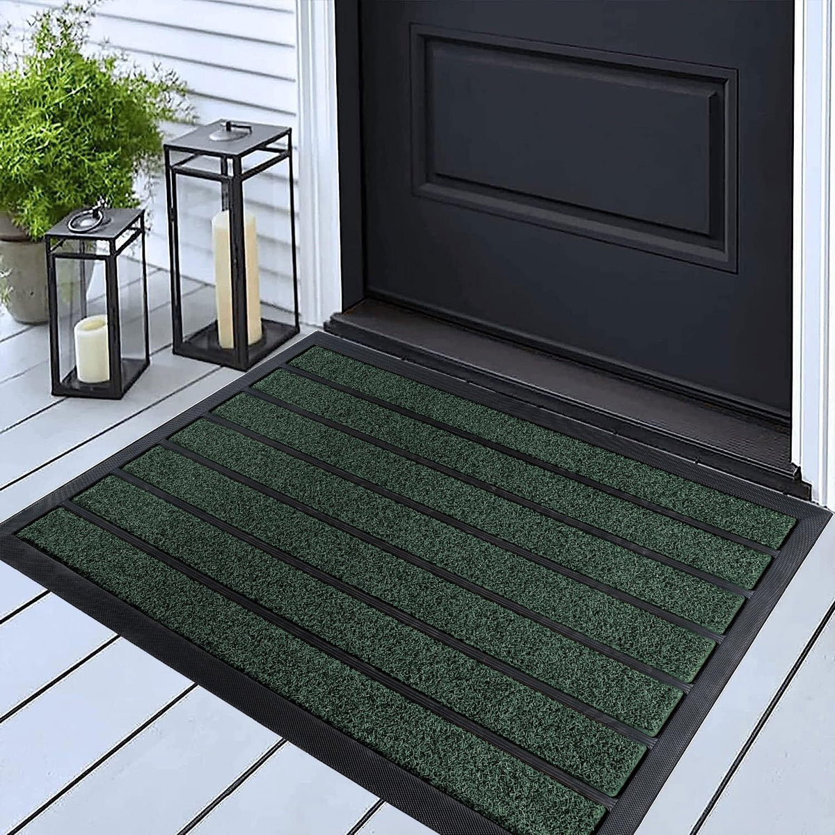 ubdyo Extra Durable Door Mat Outside Entrance (30" x 17", Bright Brown)