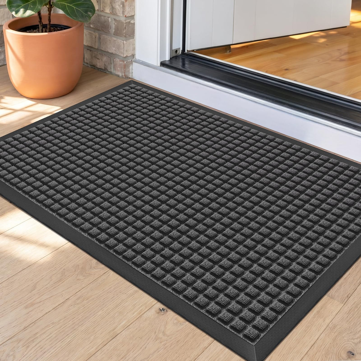 Front Door Mat Outside Entrance, Heavy Duty Doormat, 29.5"x17"