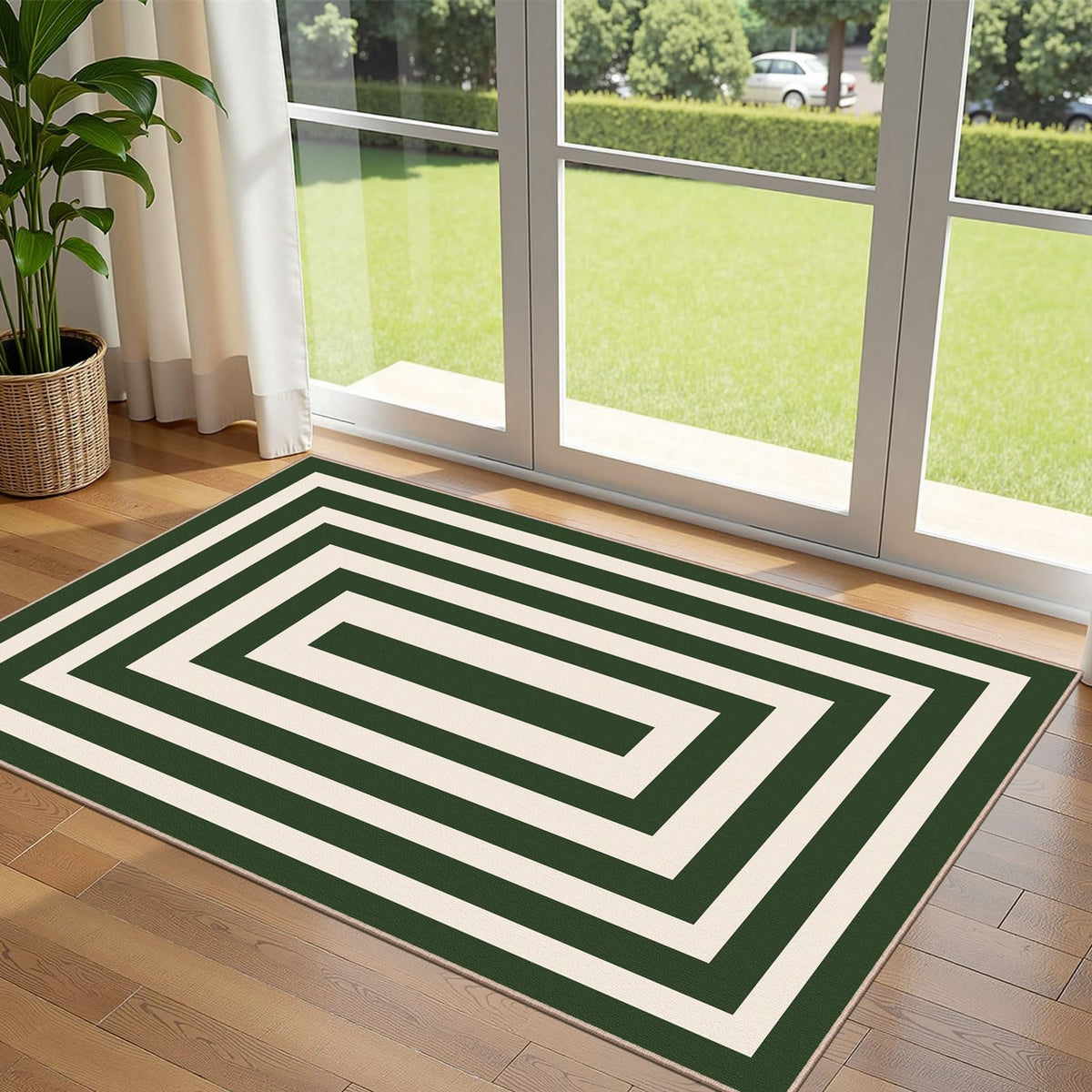 Floral Outdoor Rugs, 28"x43" Front Door Mat Indoor Outside Entrance