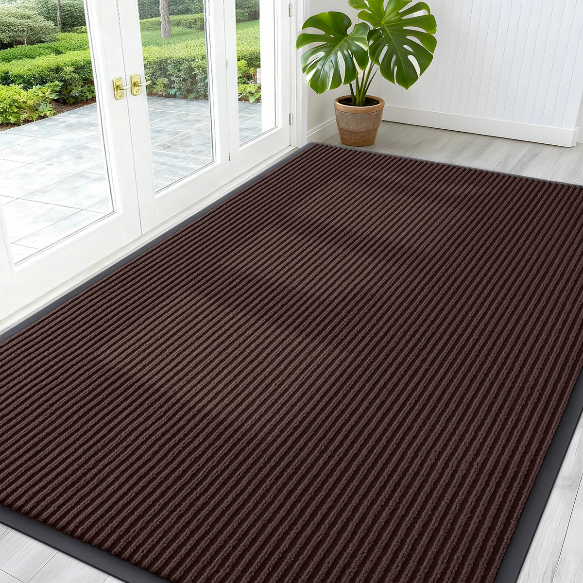 OLANLY Front Door Mat 29.5x17, Waterproof Heavy-Duty Indoor Outdoor Doormat