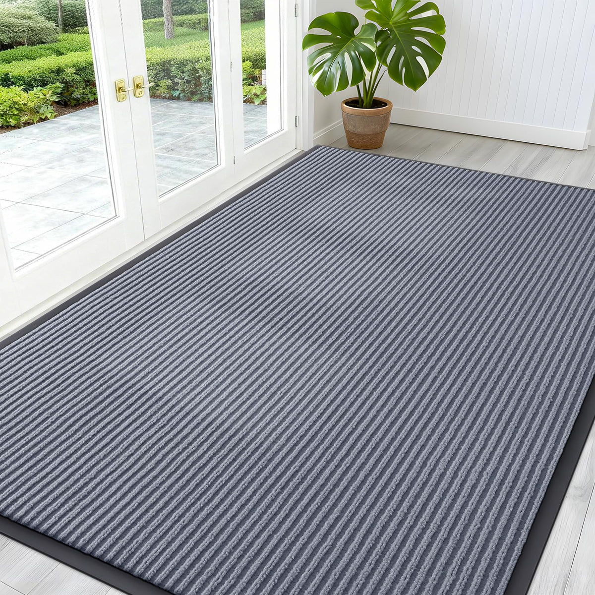 OLANLY Front Door Mat 29.5x17, Waterproof Heavy-Duty Indoor Outdoor Doormat