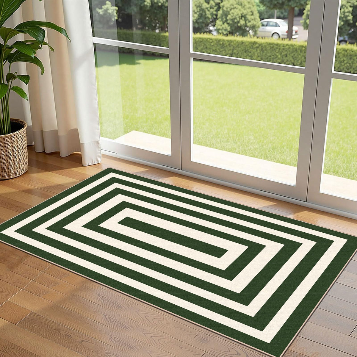 Floral Outdoor Rugs, 28"x43" Front Door Mat Indoor Outside Entrance