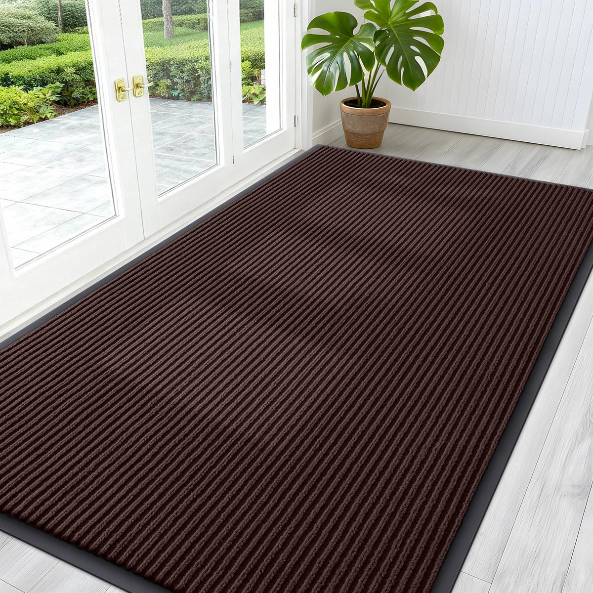 OLANLY Front Door Mat 29.5x17, Waterproof Heavy-Duty Indoor Outdoor Doormat