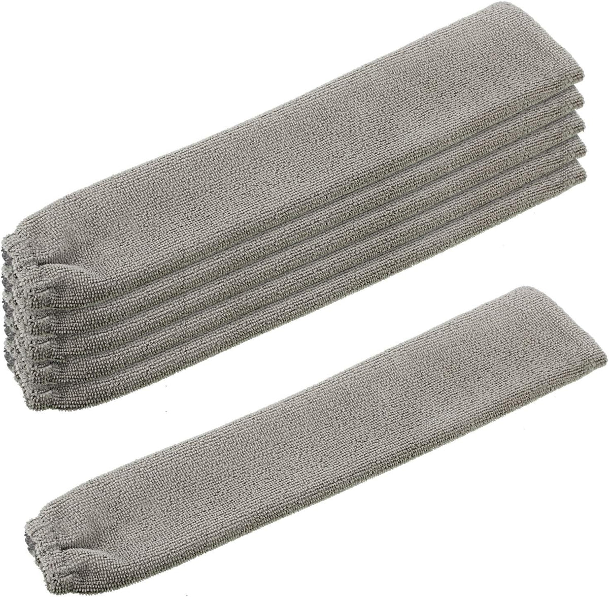 Boao 6 Pack Gap Dust Cleaner Refills, Microfiber Replacement Cloth Covers for Under Furniture Duster, Washable & Reusable Dusting Sleeves