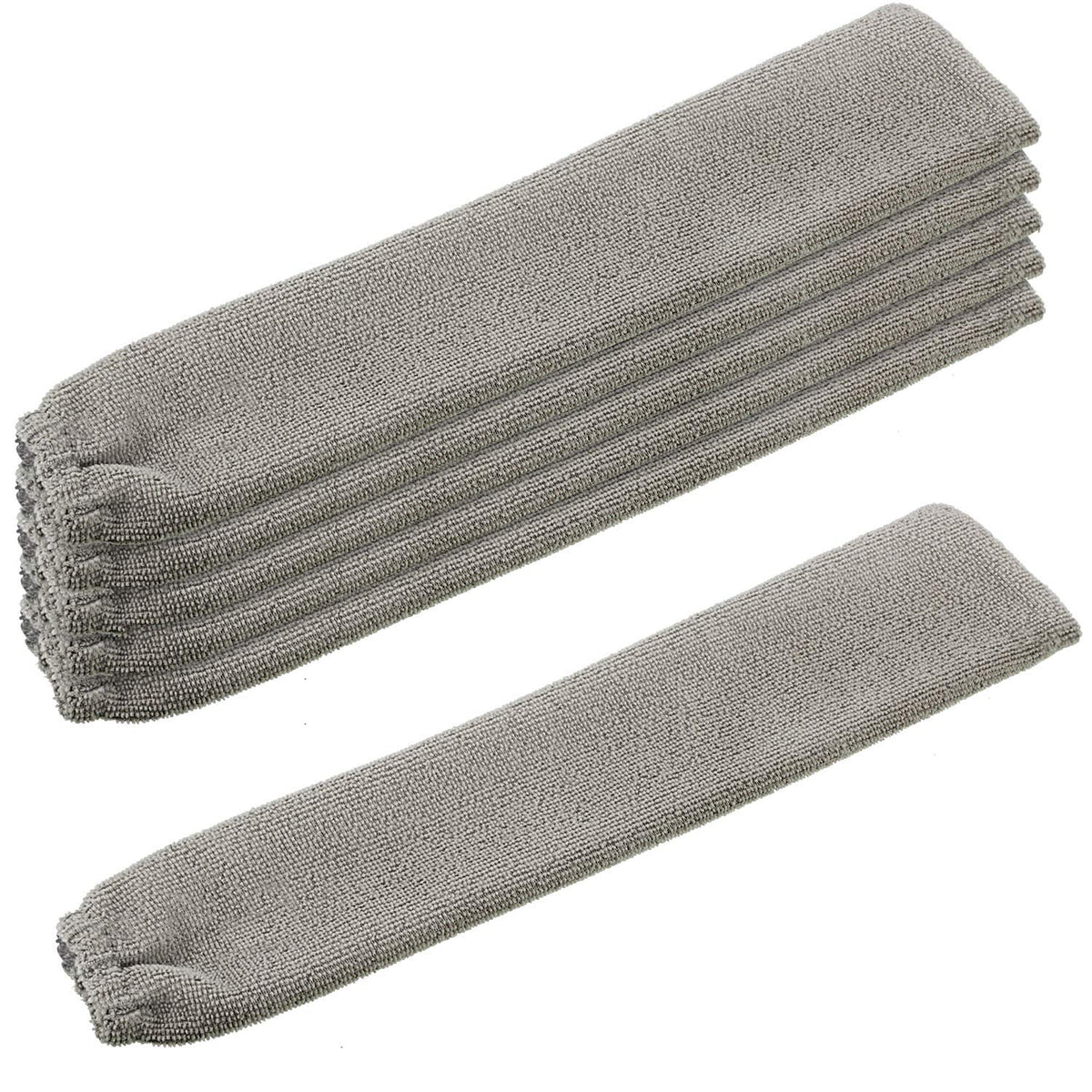 Boao 6 Pack Gap Dust Cleaner Refills, Microfiber Replacement Cloth Covers for Under Furniture Duster, Washable & Reusable Dusting Sleeves