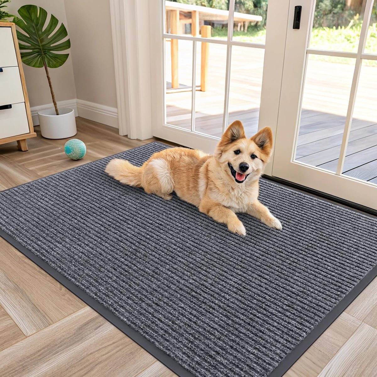 OLANLY Front Door Mat 29.5x17, Waterproof Heavy-Duty Indoor Outdoor Doormat