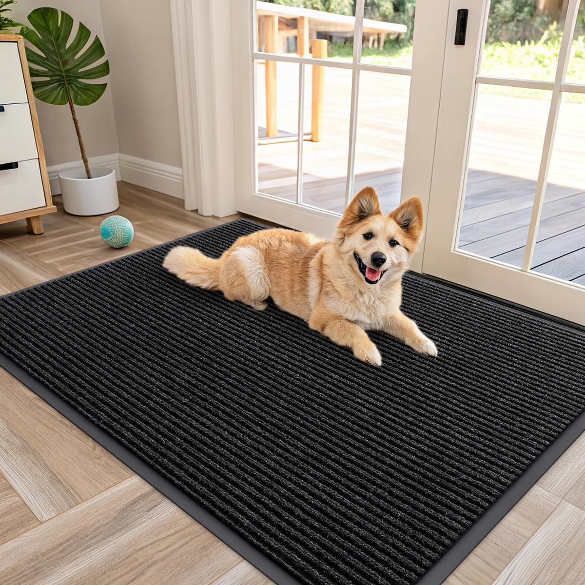 OLANLY Front Door Mat 29.5x17, Waterproof Heavy-Duty Indoor Outdoor Doormat