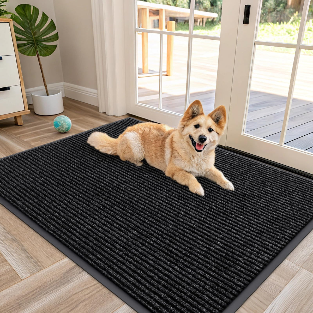 OLANLY Front Door Mat 29.5x17, Waterproof Heavy-Duty Indoor Outdoor Doormat