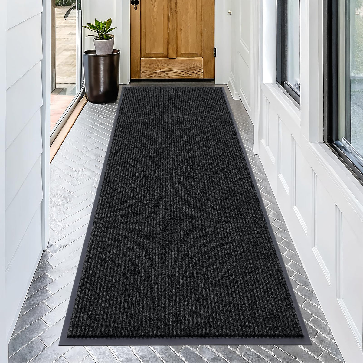OLANLY Front Door Mat 29.5x17, Waterproof Heavy-Duty Indoor Outdoor Doormat