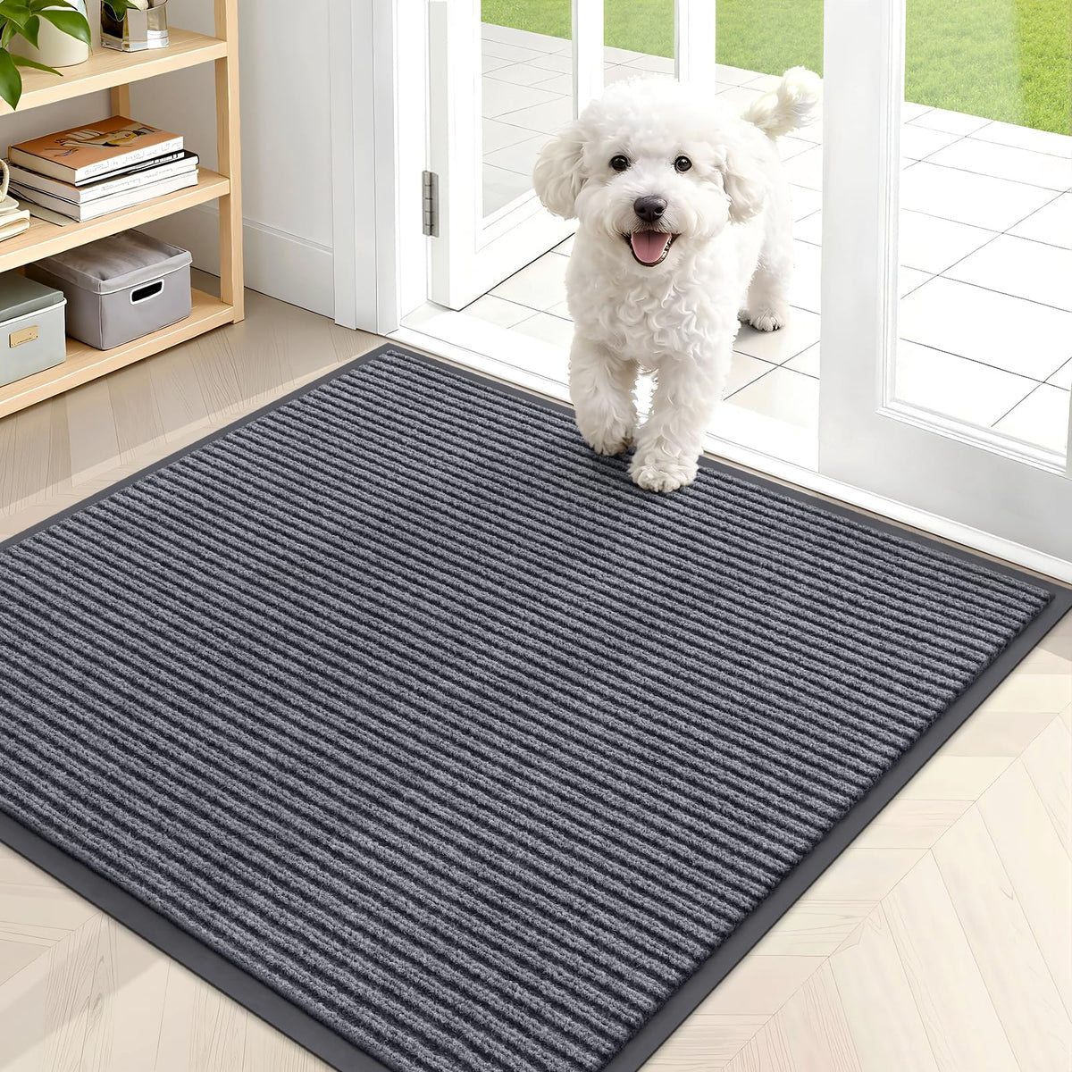 OLANLY Front Door Mat 29.5x17, Waterproof Heavy-Duty Indoor Outdoor Doormat