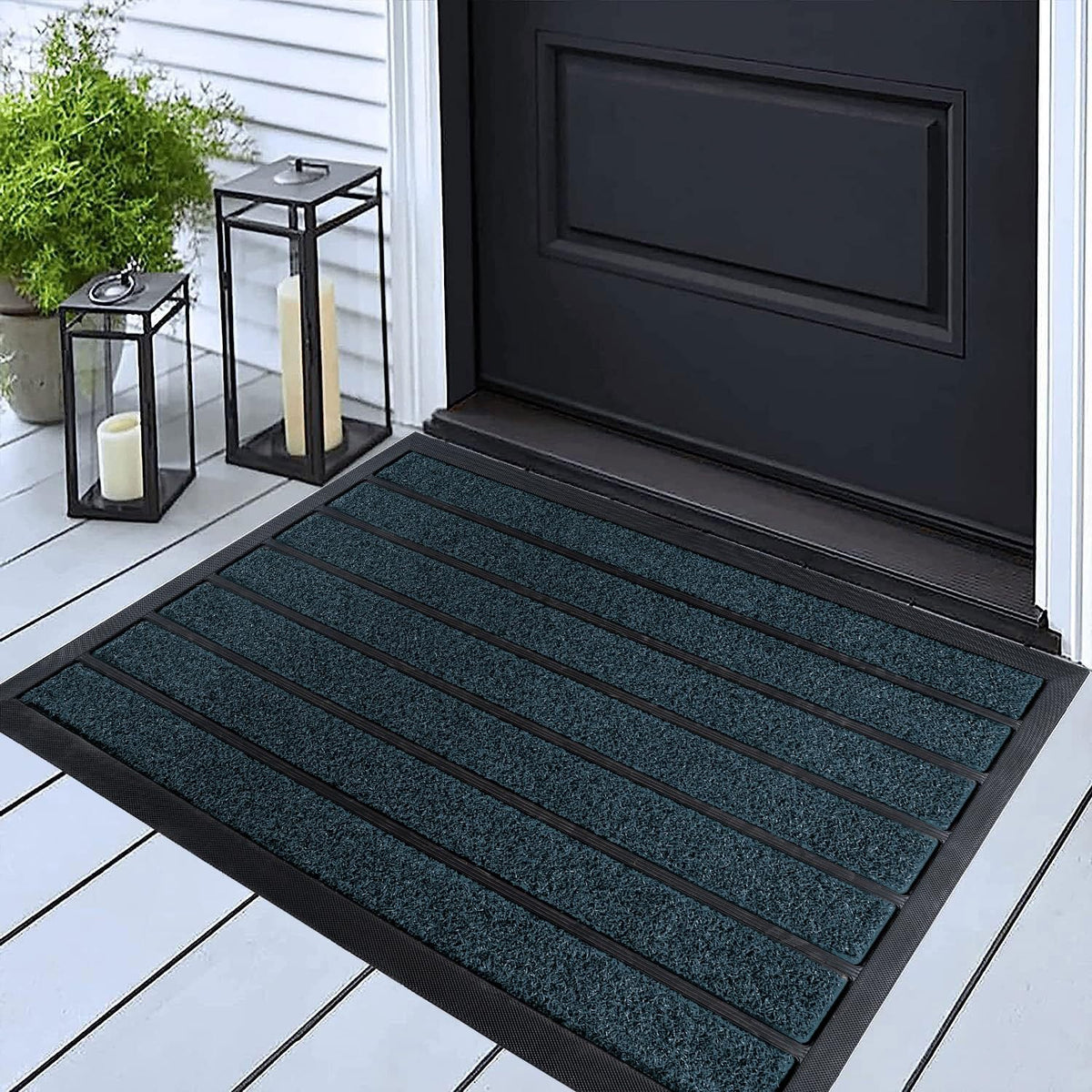 ubdyo Extra Durable Door Mat Outside Entrance (30" x 17", Bright Brown)