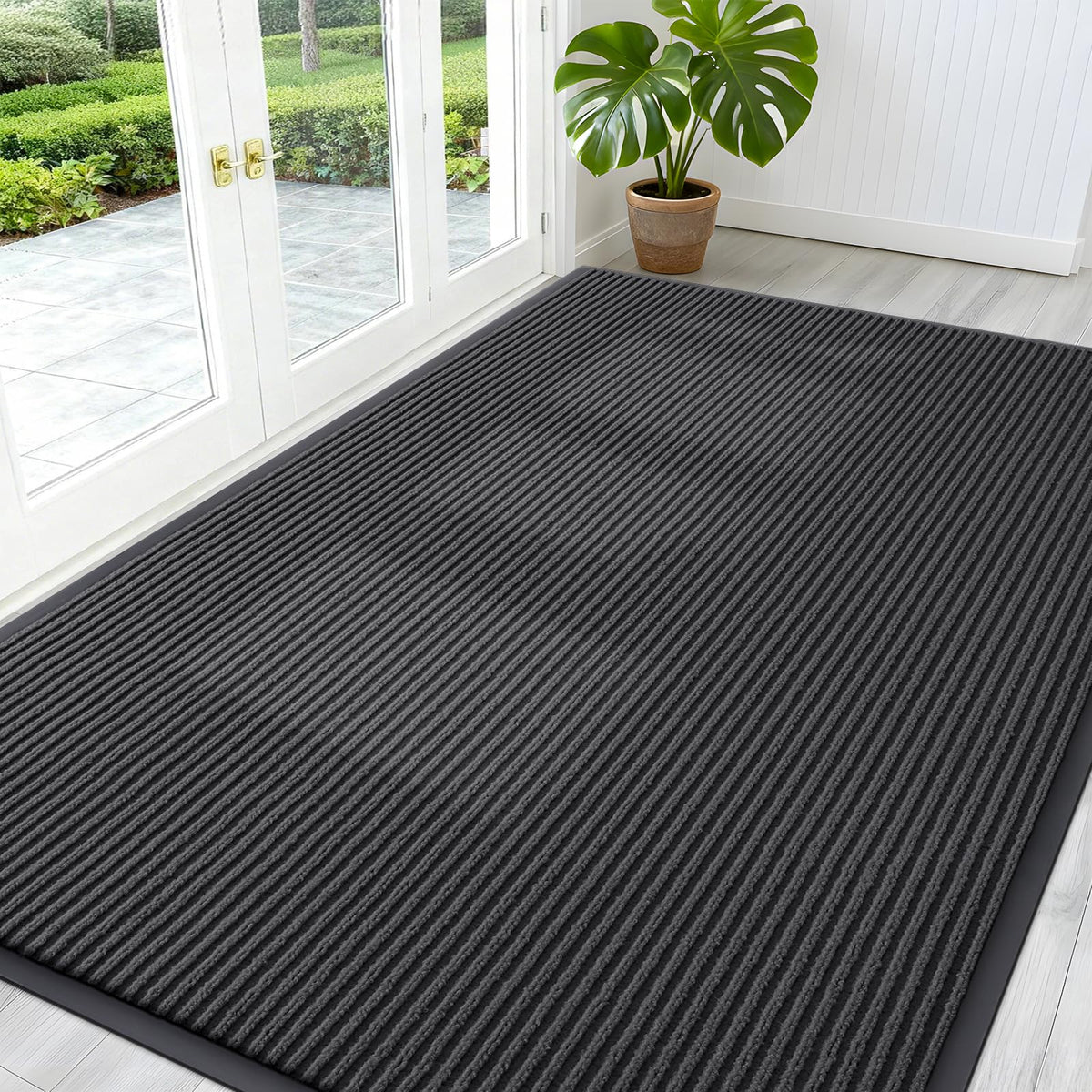 OLANLY Front Door Mat 29.5x17, Waterproof Heavy-Duty Indoor Outdoor Doormat